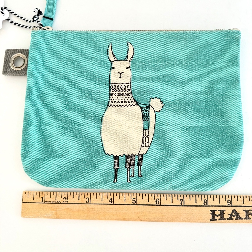 Danica Studio Llamarama Zipper Pouch 100% Cotton - Picture 6 of 16